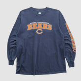 Chicago Bears NFL 2010s Long Sleeve T-shirt - Navy Vintage - Fanatics