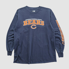 Chicago Bears NFL 2010s Long Sleeve T-shirt - Navy Vintage - Fanatics