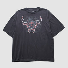 Vintage Chicago Bulls Majestic 2000s T-shirt Black