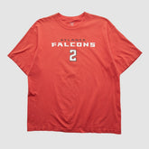 Atlanta Falcons Reebok 2000s T-shirt - Red Vintage - Fanatics