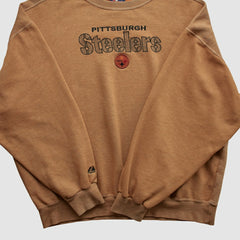 Pittsburgh Steelers Majestic 2000s Pullover Sweatshirt - Clay Vintage - Fanatics