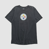 Pittsburgh Steelers Reebok 2000s T-shirt - Black Vintage - Fanatics