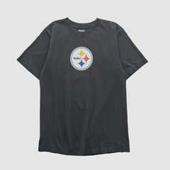 Pittsburgh Steelers Reebok 2000s T-shirt - Black Vintage - Fanatics