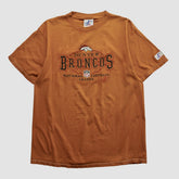 Denver Broncos Logo Athletic 90s T-shirt - Clay Vintage - Fanatics