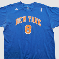 Adidas New York Knicks 2000s T-shirt Blue Vintage