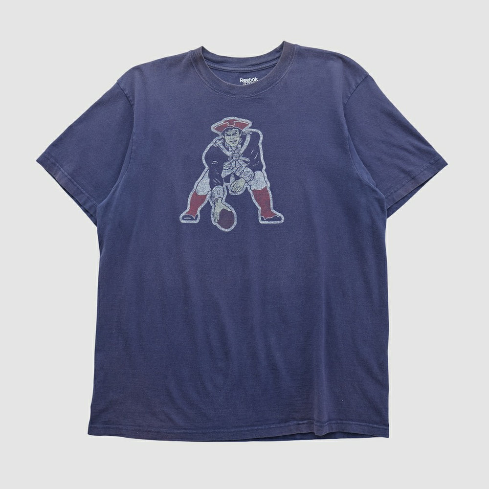 New England Patriots Reebok 2000s T-shirt - Navy Vintage - Fanatics