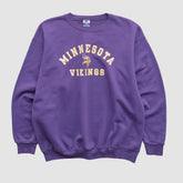 Minnesota Vikings Champion 90s Pullover Sweatshirt - Purple Vintage - Fanatics