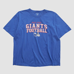 New York Giants Reebok 2010s T-shirt - Blue Vintage - Fanatics