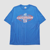 New York Giants Alstyle 2008 T-shirt - Blue Vintage - Fanatics