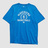 Adidas Dallas Mavericks 2010s T-shirt Blue Vintage