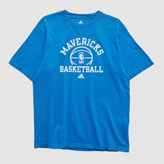Adidas Dallas Mavericks 2010s T-shirt Blue Vintage