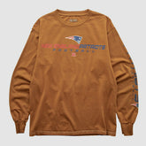 New England Patriots NFL 2000s Long Sleeve T-shirt - Clay Vintage - Fanatics