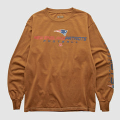 New England Patriots NFL 2000s Long Sleeve T-shirt - Clay Vintage - Fanatics