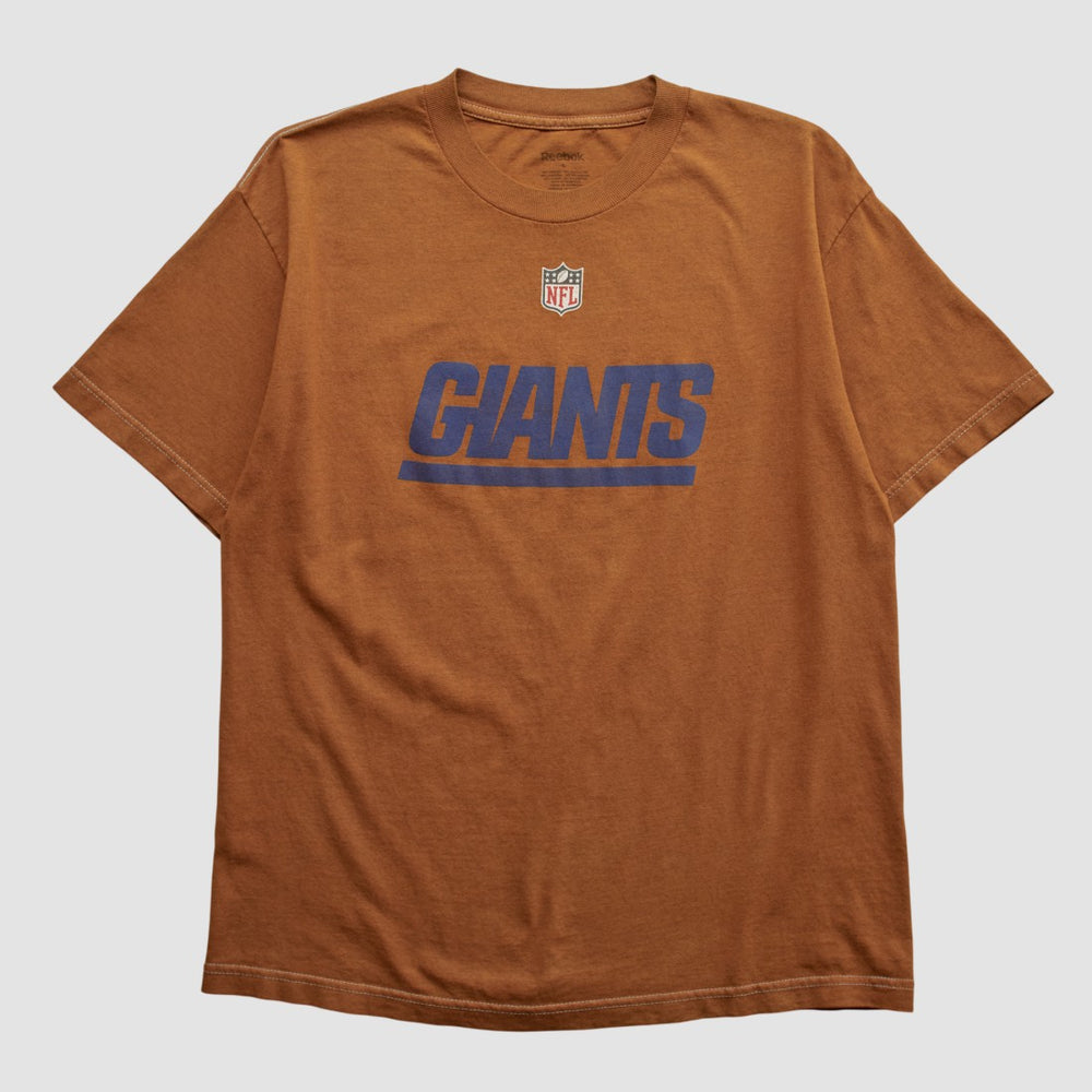 New York Giants Reebok 2000s T-shirt - Clay Vintage - Fanatics