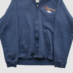 Denver Broncos NFL 2000s Hooded Full Zip Sweatshirt - Navy Vintage - Fanatics