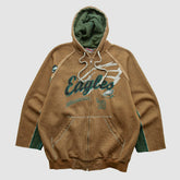 Philadelphia Eagles NFL 2010s Hooded Full Zip Sweatshirt - Clay Vintage - Fanatics