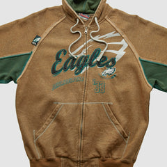 Philadelphia Eagles NFL 2010s Hooded Full Zip Sweatshirt - Clay Vintage - Fanatics