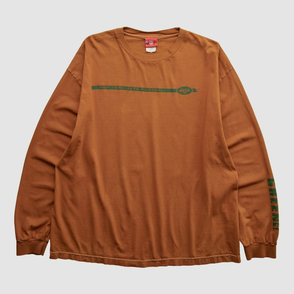 New York Jets NFL 2000s Long Sleeve T-shirt - Clay Vintage - Fanatics