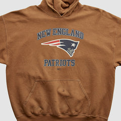 New England Patriots NFL 2000s Hooded Pullover Sweatshirt - Clay Vintage - Fanatics