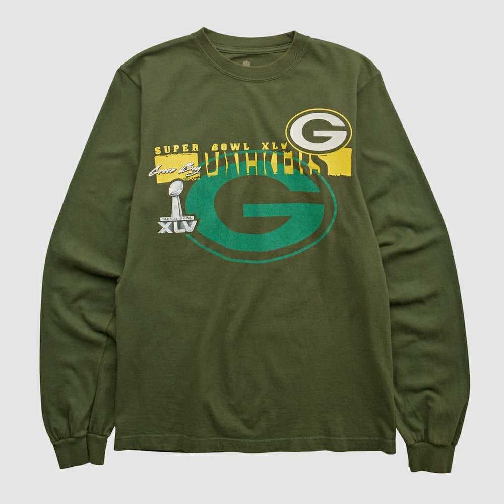 Green Bay Packers NFL 2011 Long Sleeve T-shirt - Green Vintage - Fanatics