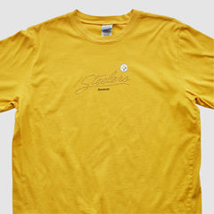 Pittsburgh Steelers Reebok 2000s T-shirt - Yellow Vintage - Fanatics