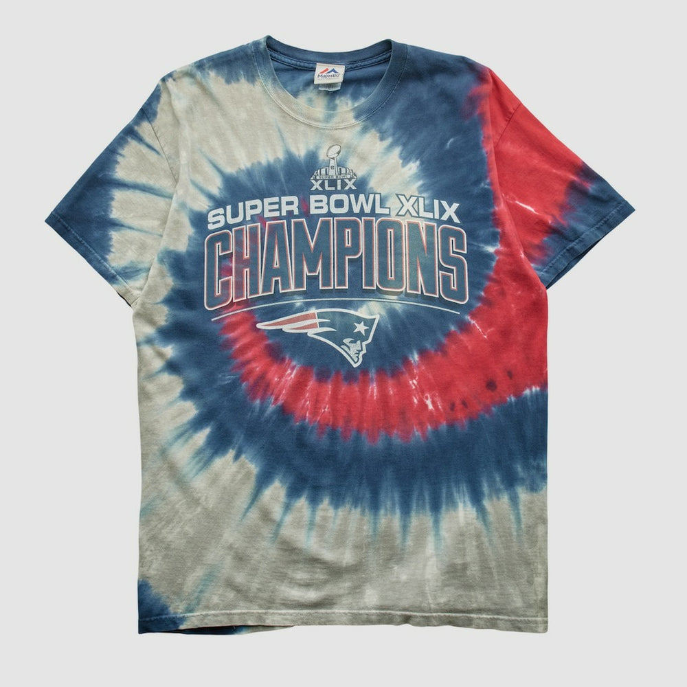 New England Patriots Majestic 2015 T-shirt - Navy Vintage - Fanatics