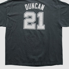 Vintage San Antonio Spurs NBA 2000s T-shirt Black