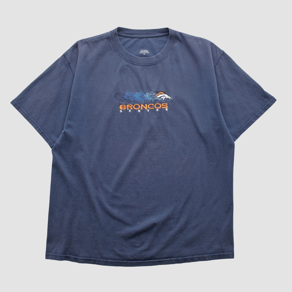 Denver Broncos 2000s T-shirt - Navy Vintage - Fanatics