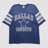 Dallas Cowboys Logo 7 90s T-shirt - Navy Vintage - Fanatics