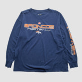 Denver Broncos NFL 2010s Long Sleeve T-shirt - Navy Vintage - Fanatics