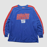 New York Giants NFL 2000s Long Sleeve T-shirt - Blue Vintage - Fanatics
