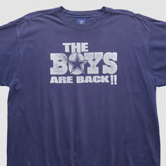 Dallas Cowboys Cowboys Authentic Apparel 2000s T-shirt - Navy Vintage - Fanatics