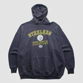 Pittsburgh Steelers 2006 Hooded Pullover Sweatshirt - Black Vintage - Fanatics