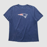 New England Patriots Reebok 2000s T-shirt - Blue Vintage - Fanatics