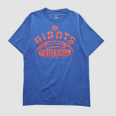 New York Giants Reebok 2000s T-shirt - Blue Vintage - Fanatics