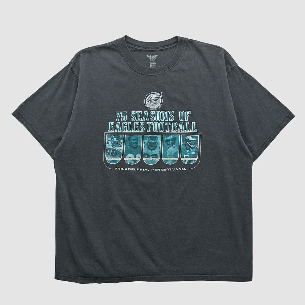 Philadelphia Eagles Reebok 2007 T-shirt - Black Vintage - Fanatics