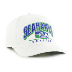 Seattle Seahawks '47 Coltrane Throwback Rope Hitch Adjustable Hat - White - 47 brand