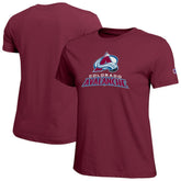 Colorado Avalanche Champion Women's Wordmark Lockup T-Shirt - Burgundy | NHL Lifestyle