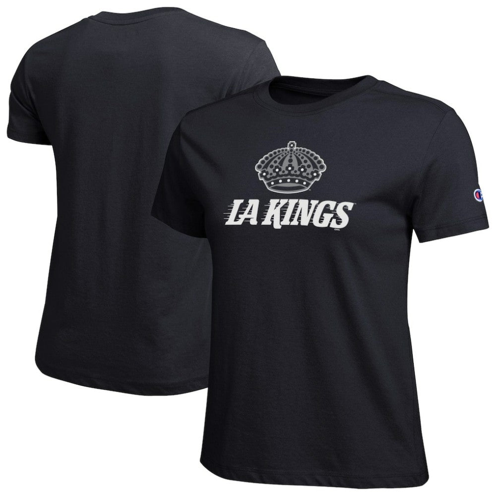 Los Angeles Kings Champion Women's Wordmark Lockup T-Shirt - Black | NHL sale