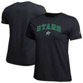 Dallas Stars Champion Women's Arch Mascot Logo T-Shirt - Black | NHL on sale