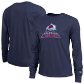 Colorado Avalanche Champion Women's Wordmark Lockup Long Sleeve T-Shirt - Navy | NHL discount