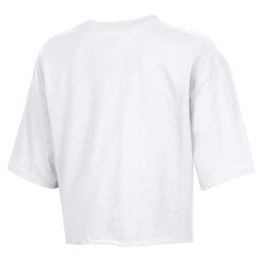 Dallas Cowboys Champion Women's Boyfriend Cropped T-Shirt - White - NFL