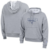 Dallas Cowboys Champion Women's Triumph Tri-Blend Hoodie - Heather Gray - NFL