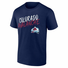 Colorado Avalanche Hustle Personalized Name & Number T-Shirt - Navy | NHL on sale