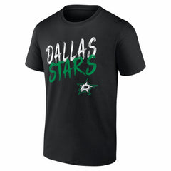 Dallas Stars Big & Tall Hustle Personalized Name & Number T-Shirt - Black | NHL Clearance