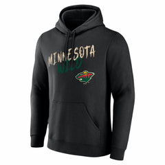 Minnesota Wild Big & Tall Hustle Personalized Name & Number Hoodie - Black | NHL sale
