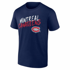 Montreal Canadiens Big & Tall Hustle Personalized Name & Number T-Shirt - Navy | NHL Clearance
