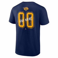 Nashville Predators Big & Tall Hustle Personalized Name & Number T-Shirt - Navy | NHL discount