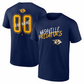 Nashville Predators Hustle Personalized Name & Number T-Shirt - Navy | NHL near me