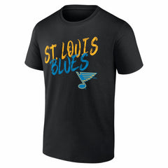St. Louis Blues Big & Tall Hustle Personalized Name & Number T-Shirt - Black | NHL sale
